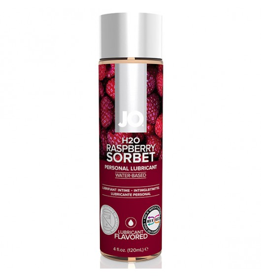 System JO H2O Raspberry Sorbet - lubrykant smakowy Wariant/Rozmiar: 120 ml ▶️▶️ DYSKRETNIE ▶️ GWARANCJA ▶️ PRZESYŁKA 24h ▶️