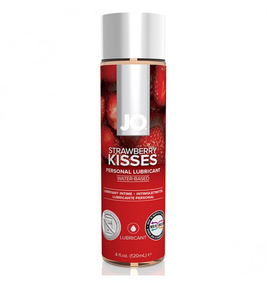 System JO H2O strawberry kisses - lubrykant smakowy Wariant/Rozmiar: 120 ml ▶️▶️ DYSKRETNIE ▶️ GWARANCJA ▶️ PRZESYŁKA 24h ▶️