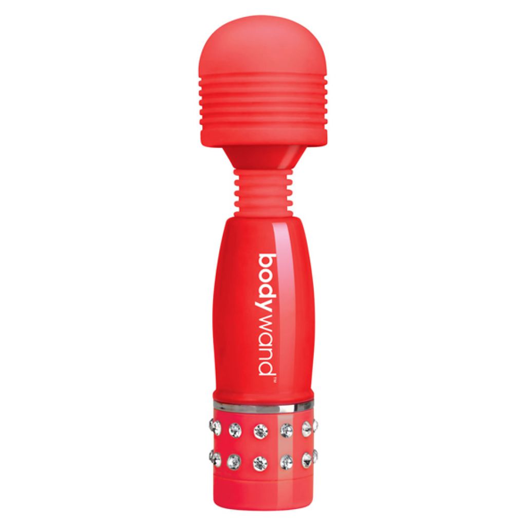Bodywand Mini Mini Massager Love Edition - Wibrator Wand, czerwony ⚫ DARMOWA DOSTAWA od 299zł ⚫ DYSKRETNA PRZESYŁKA 24H Z POLSKI ⚫