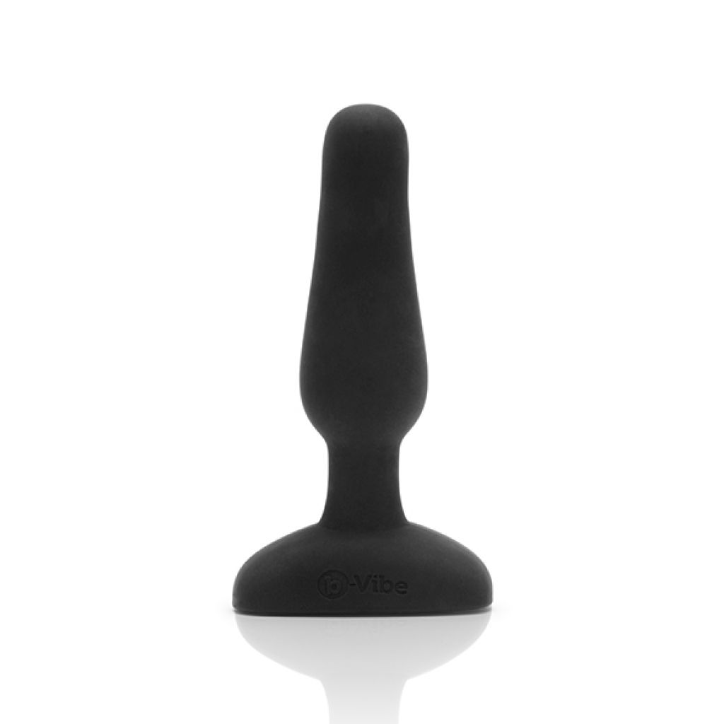 B-Vibe Novice Remote Control Plug -wibrujący korek analny, Czarny ⚫ DARMOWA DOSTAWA od 299zł ⚫ DYSKRETNA PRZESYŁKA 24H Z POLSKI ⚫
