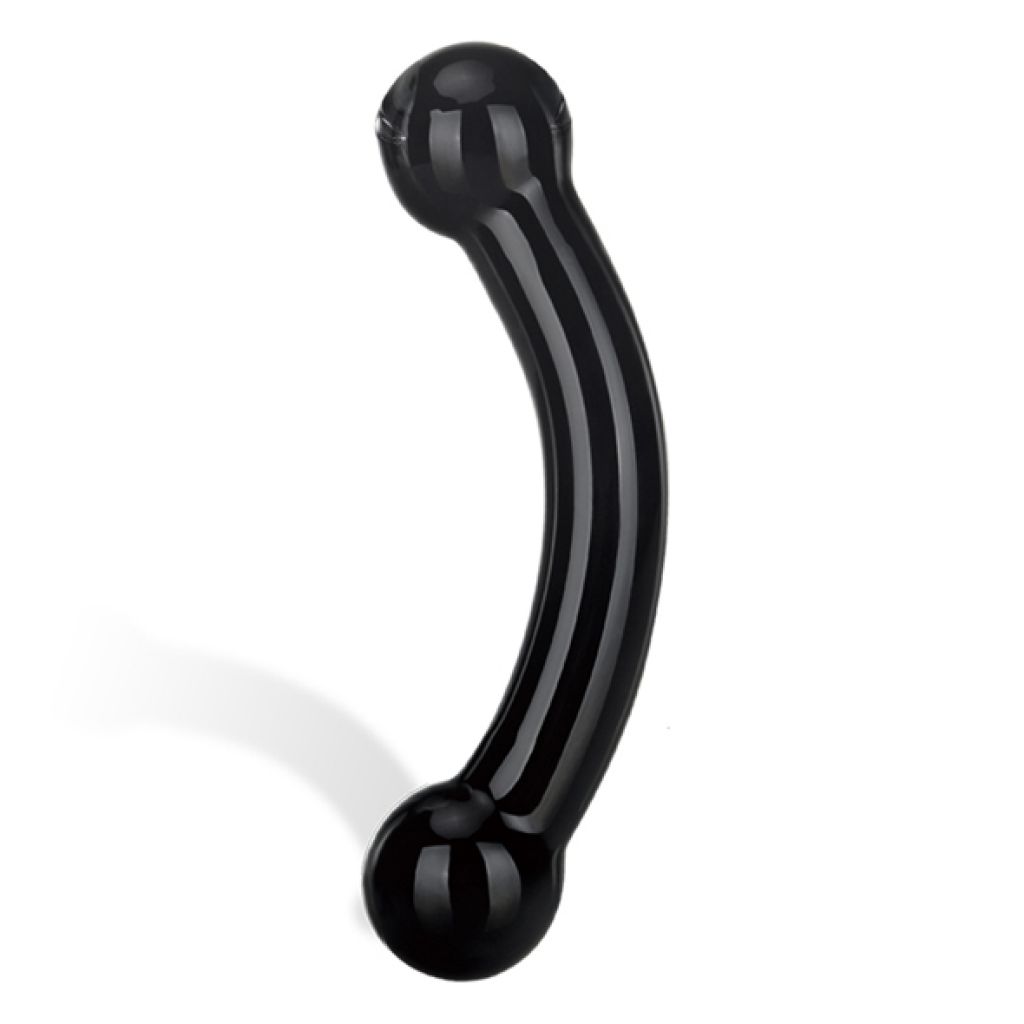 Glas Double Bull BlackGlass Dildo - Szklane dildo ▶️▶️ DYSKRETNIE ▶️ GWARANCJA ▶️ PRZESYŁKA 24h ▶️