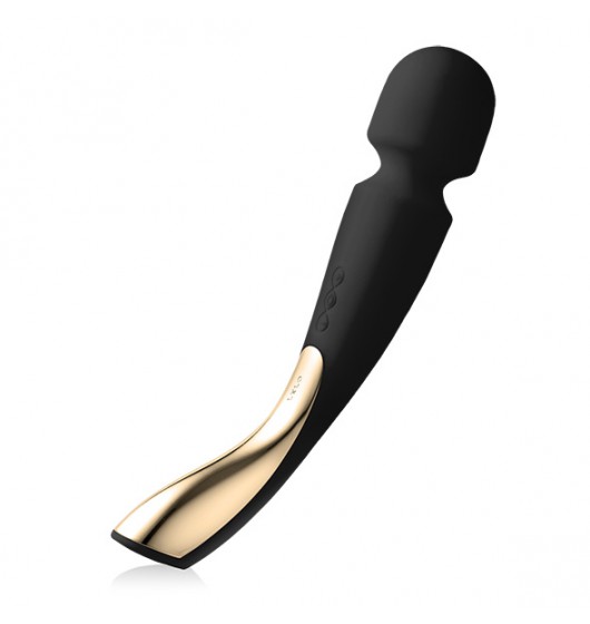 Lelo Smart Wand 2 Large - masażer różdżka, czarny ▶️▶️ DYSKRETNIE ▶️ GWARANCJA ▶️ PRZESYŁKA 24h ▶️