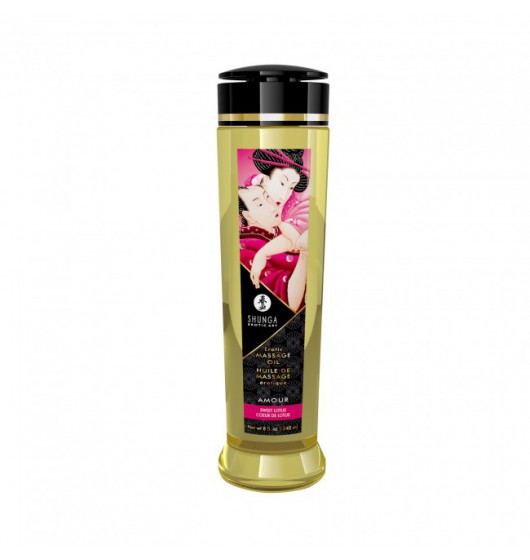 Shunga Erotic Massage Oil Amour - olejek do masażu o zapachu kw. Lotosu Wariant/Rozmiar: 240 ml ▶️▶️ DYSKRETNIE ▶️ GWARANCJA ▶️ PRZESYŁKA 24h ▶️