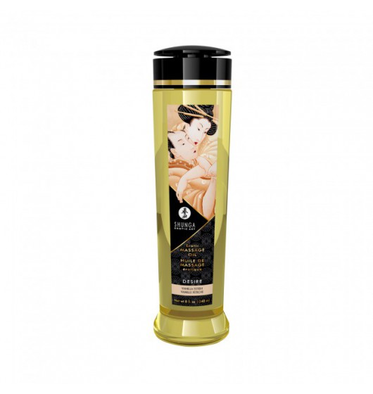 Shunga Erotic Massage Oil Desire - waniliowy olejek do masażu Wariant/Rozmiar: 240 ml ▶️▶️ DYSKRETNIE ▶️ GWARANCJA ▶️ PRZESYŁKA 24h ▶️