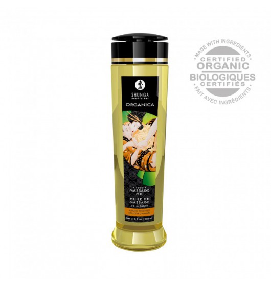 Shunga Natural Massage Oil Organica- organiczny migdałowy olejek do masażu Wariant/Rozmiar: 240 ml