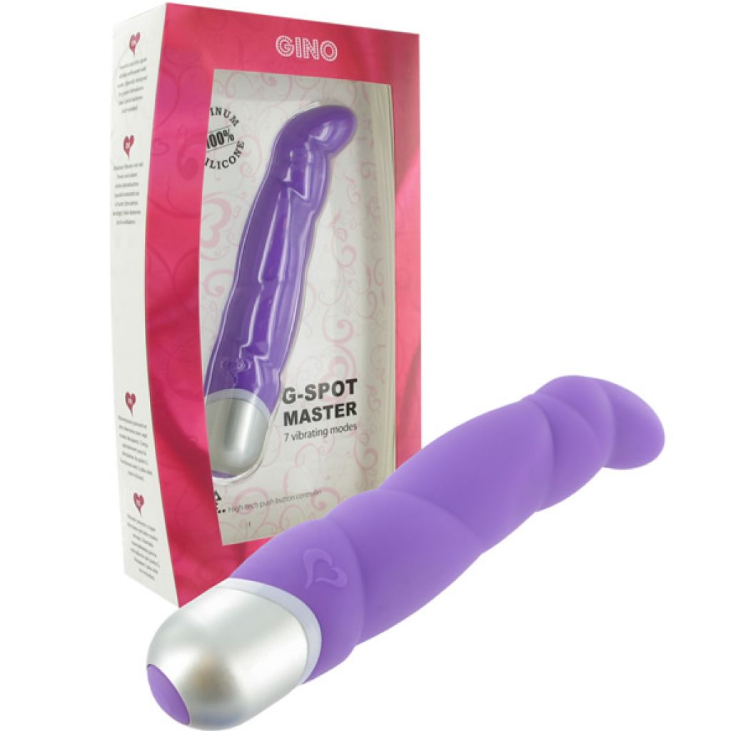 FeelzToys Gino Vibrator - Wibrator Punktu G, Fioletowy ▶️▶️ DYSKRETNIE ▶️ GWARANCJA ▶️ PRZESYŁKA 24h ▶️