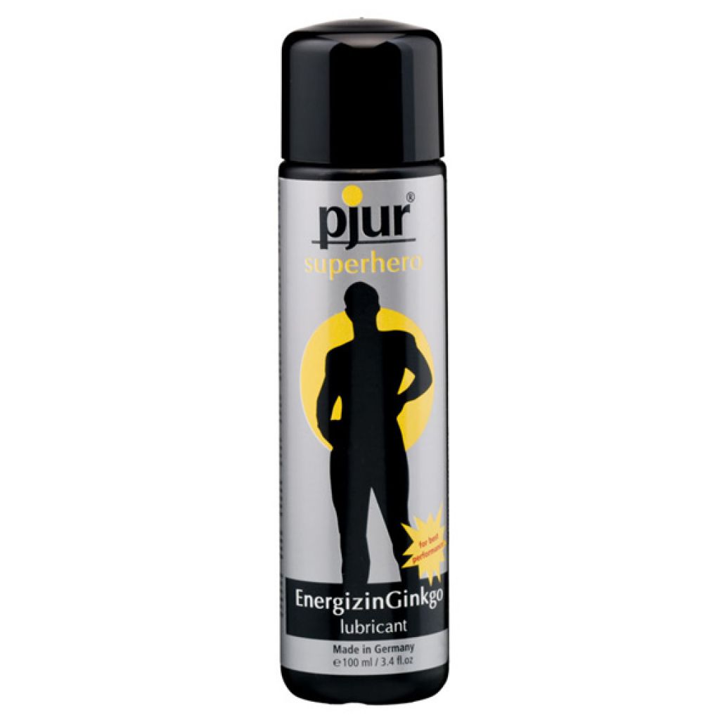 Pjur Superhero EnergizinGinkgo Lubricant 100 ml - Lubrykant pobudzający na bazie wody ▶️▶️ DYSKRETNIE ▶️ GWARANCJA ▶️ PRZESYŁKA 24h ▶️