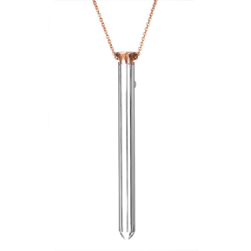 Crave Vesper Vibrator Necklace -Miniwibrator w kształcie naszyjnika, Różowe złoto ▶️▶️ DYSKRETNIE ▶️ GWARANCJA ▶️ PRZESYŁKA 24h ▶️