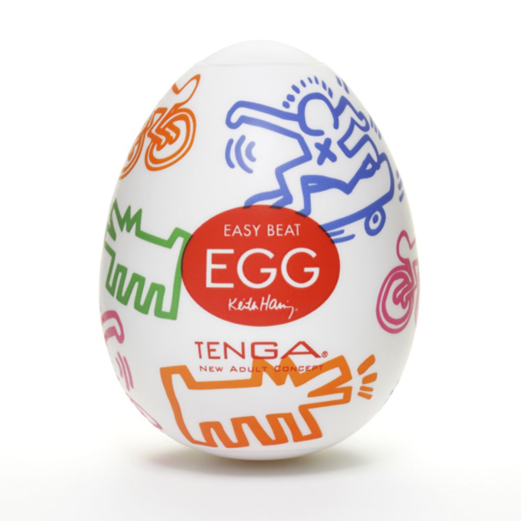 Tenga Keith Haring Egg Street - masturbator w kształcie jajka ▶️▶️ DYSKRETNIE ▶️ GWARANCJA ▶️ PRZESYŁKA 24h ▶️