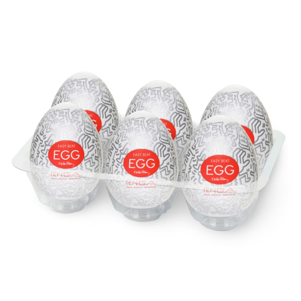 Tenga Keith Haring Egg Party - masturbator w kształcie jajka (6szt) ▶️▶️ DYSKRETNIE ▶️ GWARANCJA ▶️ PRZESYŁKA 24h ▶️