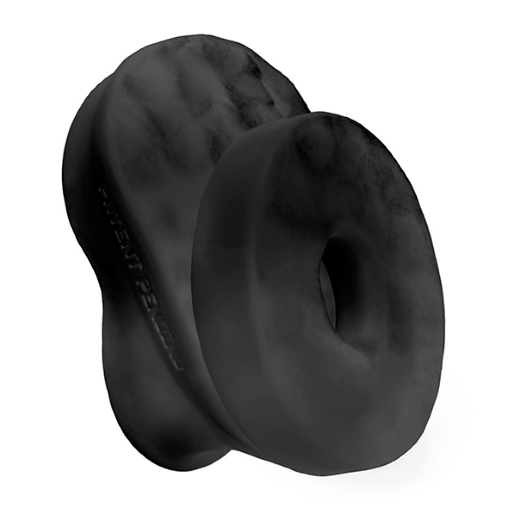 Perfect Fit The Bumper Black (Base & Donut) - Elastyczny pierścień erekcyjny, Czarny ▶️▶️ DYSKRETNIE ▶️ GWARANCJA ▶️ PRZESYŁKA 24h ▶️