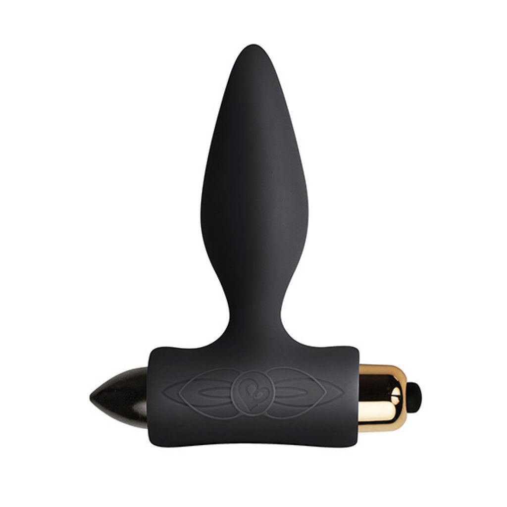 Rocks-Off Petite Sensations Plug Black - Wibrujący korek analny, Czarny ⚫ DODATKOWE -10% ZNIŻKI Z KODEM: 