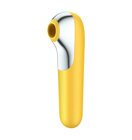 Satisfyer Dual Love Yellow - Wibrator łechtaczkowy sterowany aplikacją, żółty, ▶️▶️ DYSKRETNIE ▶️ GWARANCJA ▶️ PRZESYŁKA 24h ▶️