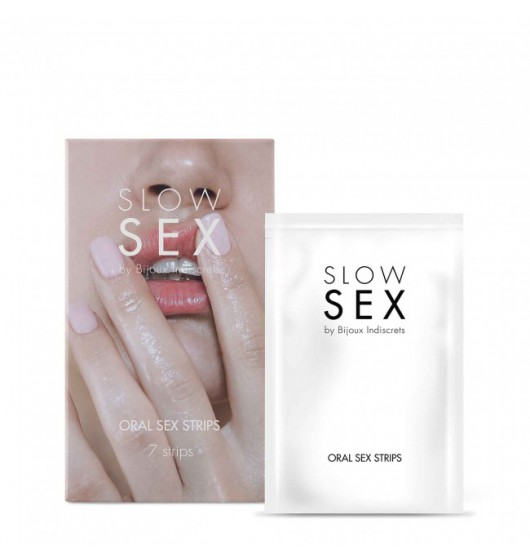 Slow Sex Oral sex strips (7 strips) - płatki do seksu oralnego ▶️▶️ DYSKRETNIE ▶️ GWARANCJA ▶️ PRZESYŁKA 24h ▶️