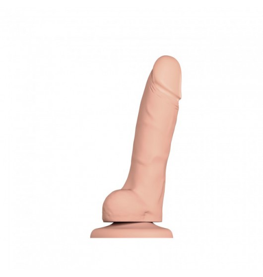 Strap on me Soft Realistic Dildo Vanilla - Dildo do strap on, Cieliste Wariant/Rozmiar: M