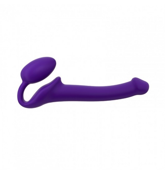 Strap on me Strap on me Silicone bendable strap-on Purple - Dildo strap on, fioletowe Wariant/Rozmiar: S