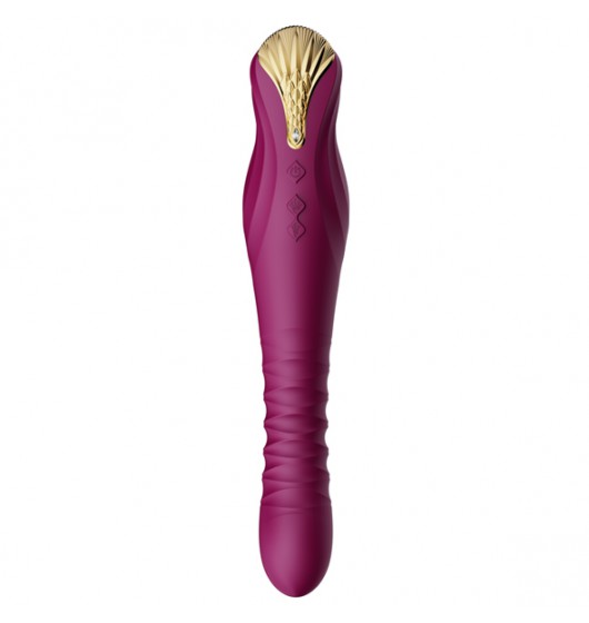 Zalo King Vibrating Thruster Velvet Purple - wibrator klasyczny, fioletowy ▶️▶️ DYSKRETNIE ▶️ GWARANCJA ▶️ PRZESYŁKA 24h ▶️