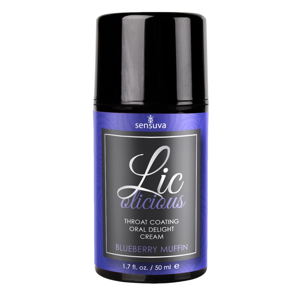 Sensuva Lic olicious Blueberry Muffin Oral Delight Cream 50 ml - żel do seksu oralnego ⚫ DARMOWA DOSTAWA od 299zł ⚫ DYSKRETNA PRZESYŁKA 24H Z POLSKI ⚫