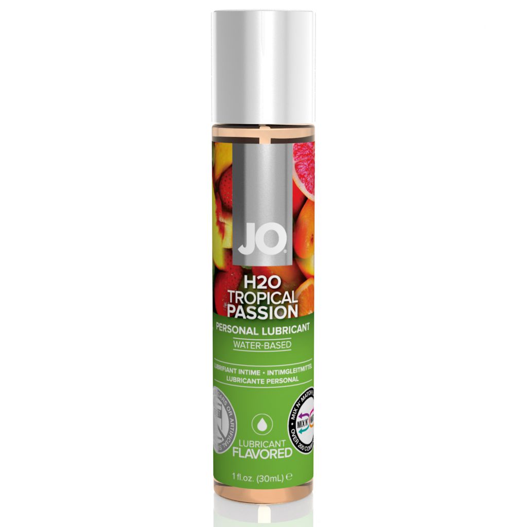 System JO H2O Lubricant Tropical 30 ml - Lubrykant na bazie wody o smaku owoców tropikalnych ▶️▶️ DYSKRETNIE ▶️ GWARANCJA ▶️ PRZESYŁKA 24h ▶️