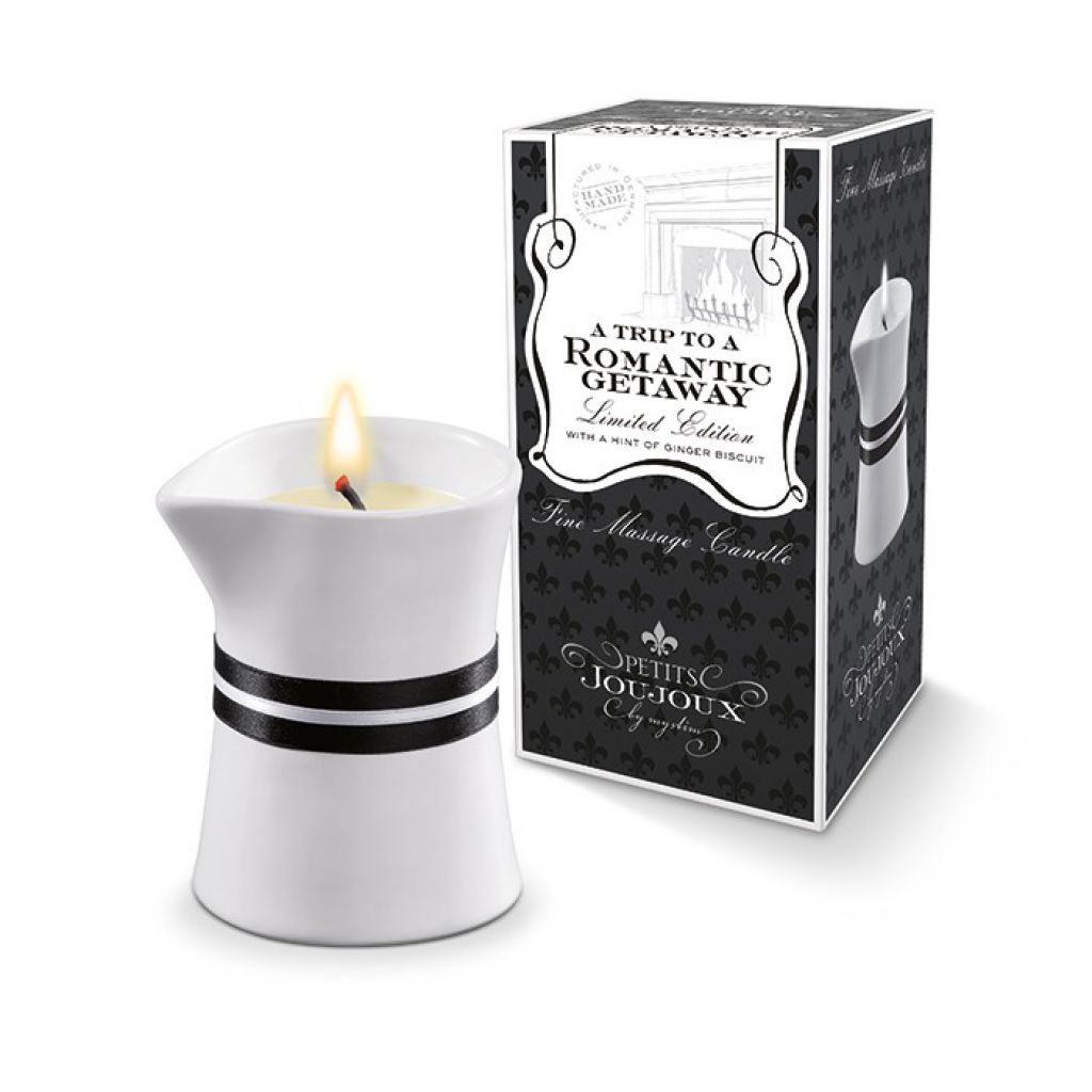 Petits Joujoux Massage Candle Rom. Getaway 120g - świeca do masażu ⚫ DARMOWA DOSTAWA od 299zł ⚫ DYSKRETNA PRZESYŁKA 24H Z POLSKI ⚫