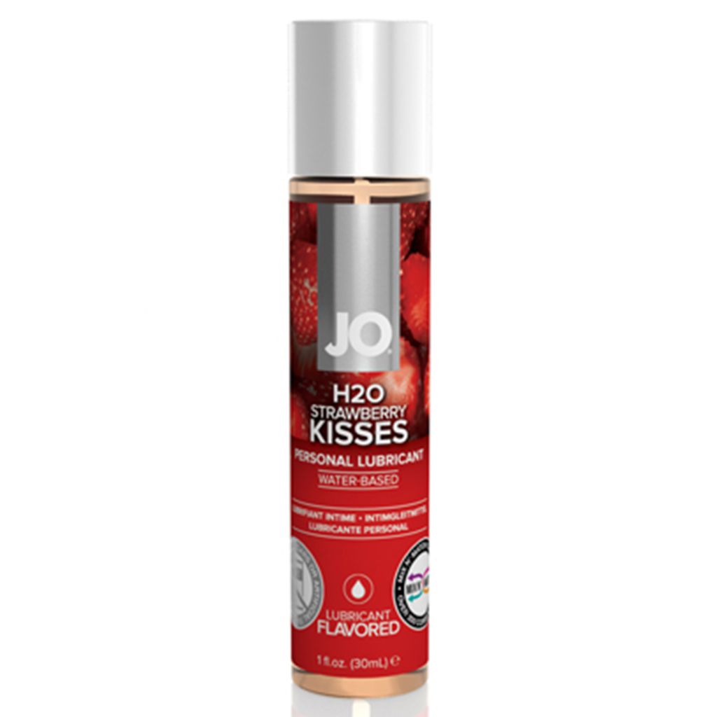 System JO H2O Lubricant Strawberry 30 ml - Lubrykant na bazie wody o smaku truskawkowym ▶️▶️ DYSKRETNIE ▶️ GWARANCJA ▶️ PRZESYŁKA 24h ▶️