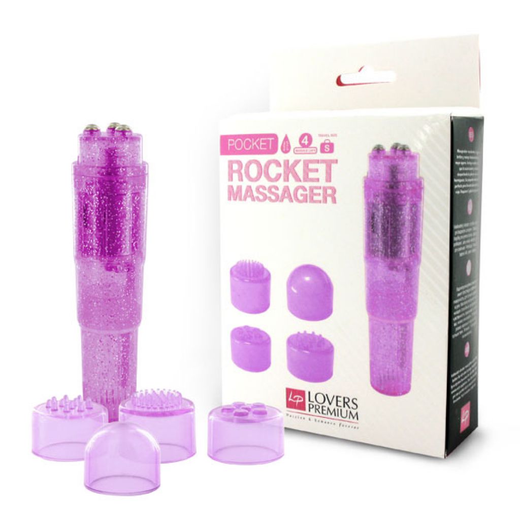 LoversPremium Pocket Rocket Massager - Wibrator łechtaczkowy , Fioletowy ▶️▶️ DYSKRETNIE ▶️ GWARANCJA ▶️ PRZESYŁKA 24h ▶️