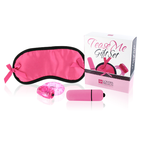 LoversPremium Tease Me Gift Set - Zestaw akcesoriów , Różowy ▶️▶️ DYSKRETNIE ▶️ GWARANCJA ▶️ PRZESYŁKA 24h ▶️