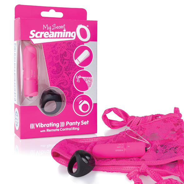 The Screaming O Remote Control Panty Vibe Pink - Zdalnie sterowany wibrator do majtek , Różowy ▶️▶️ DYSKRETNIE ▶️ GWARANCJA ▶️ PRZESYŁKA 24h ▶️