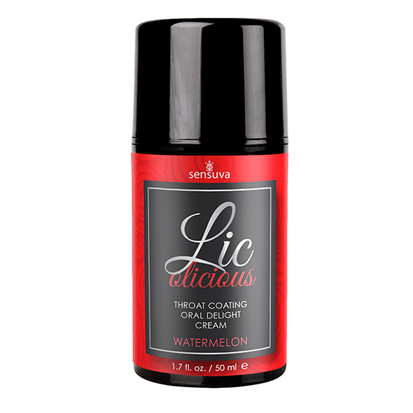 Sensuva Lic olicious Watermelon Oral Delight Cream 50 ml - żel do seksu oralnego ⚫ DARMOWA DOSTAWA od 299zł ⚫ DYSKRETNA PRZESYŁKA 24H Z POLSKI ⚫