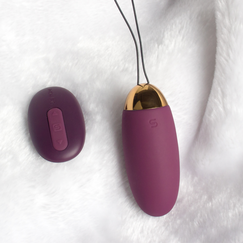 Svakom Elva Vibrating Egg Violet - wibrator jajko, Fioletowy ▶️▶️ DYSKRETNIE ▶️ GWARANCJA ▶️ PRZESYŁKA 24h ▶️