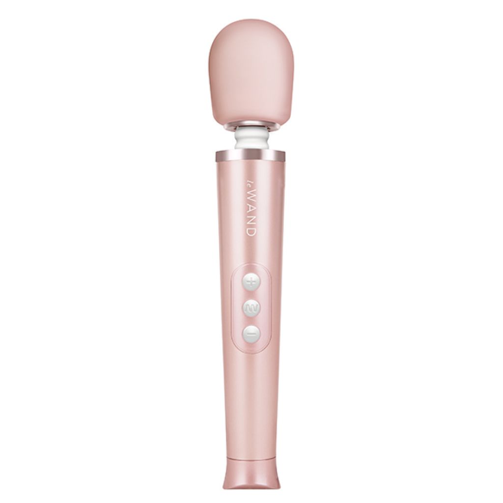 Le Wand Petite Rechargeable Vibrating Massager Rose Gold - Wibrator Wand, różowy ▶️▶️ DYSKRETNIE ▶️ GWARANCJA ▶️ PRZESYŁKA 24h ▶️