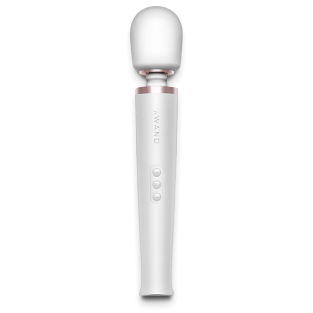 Le Wand Rechargeable Massager Pearl White - Wibrator Wand, biały ▶️▶️ DYSKRETNIE ▶️ GWARANCJA ▶️ PRZESYŁKA 24h ▶️